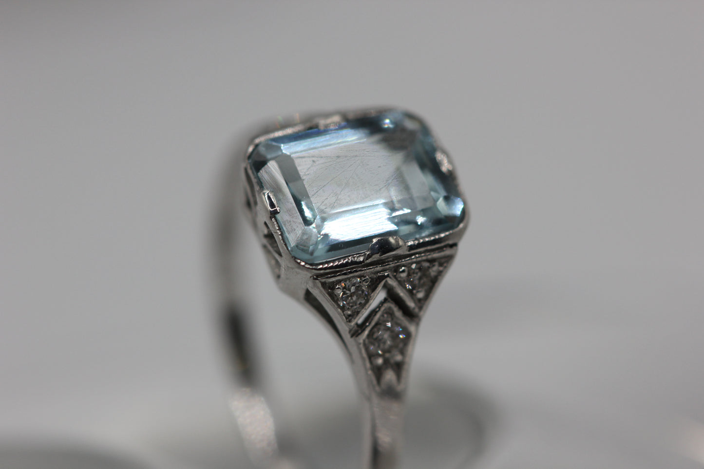 Aquamarine ring