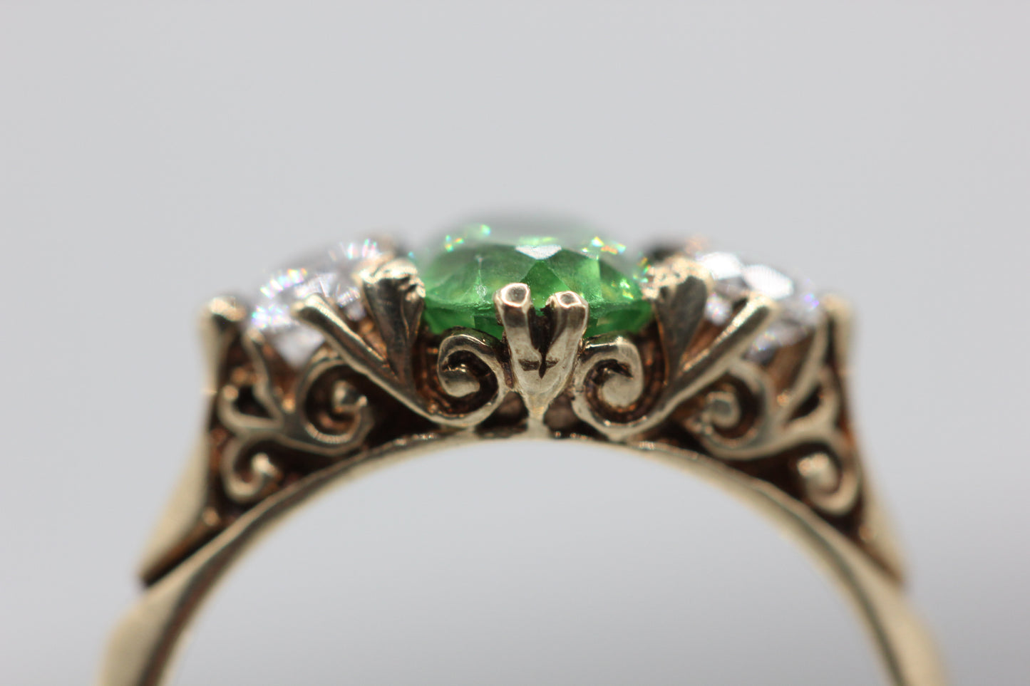 Tree stone ring