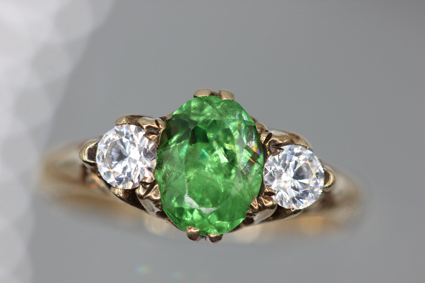 Tree stone ring
