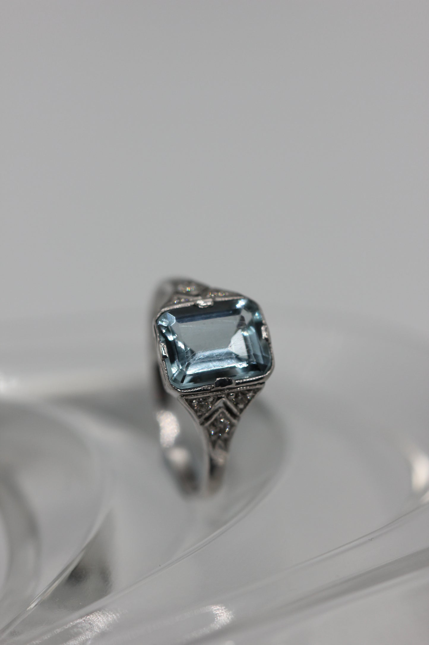 Aquamarine ring