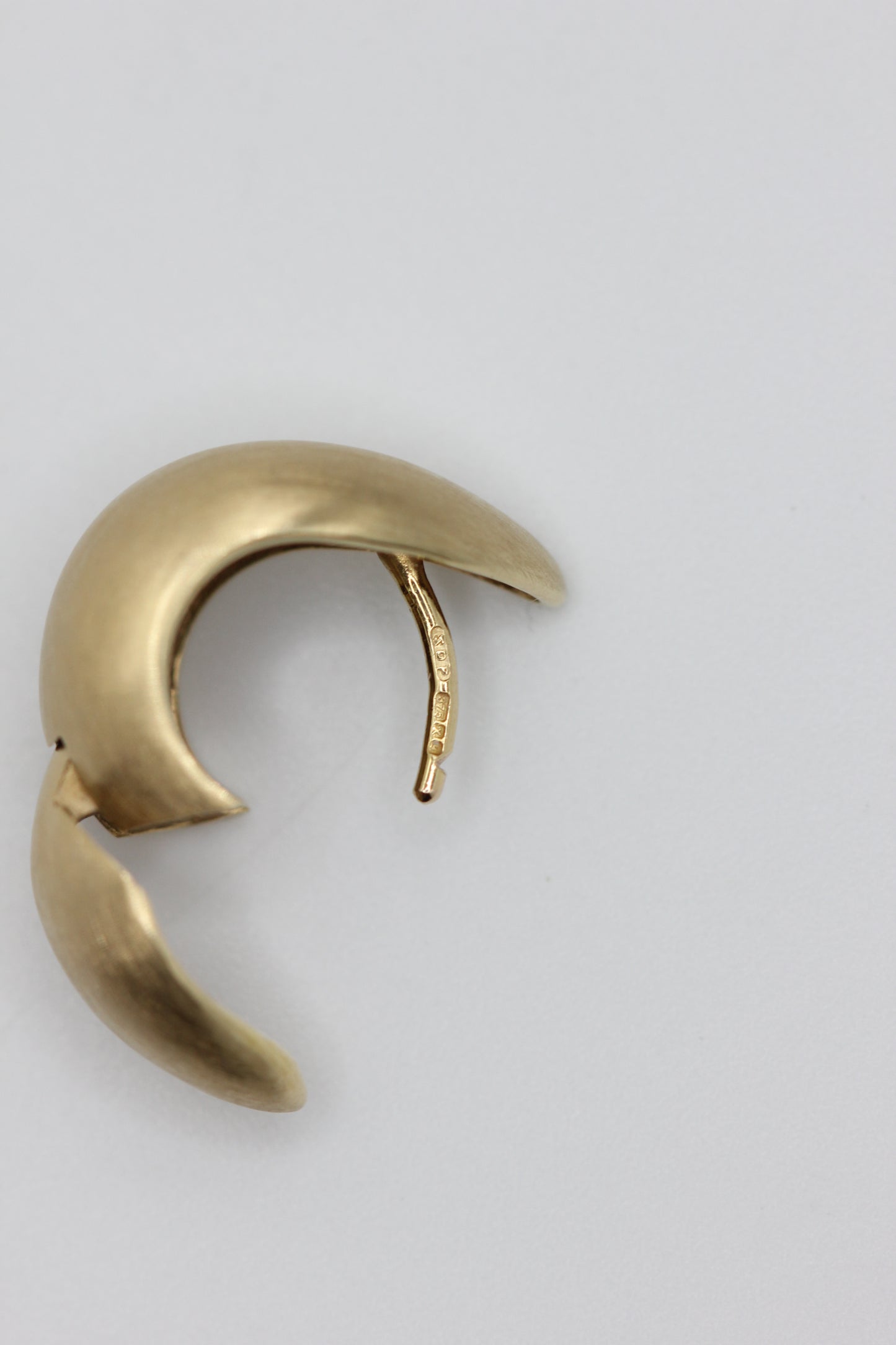 Gold earrings