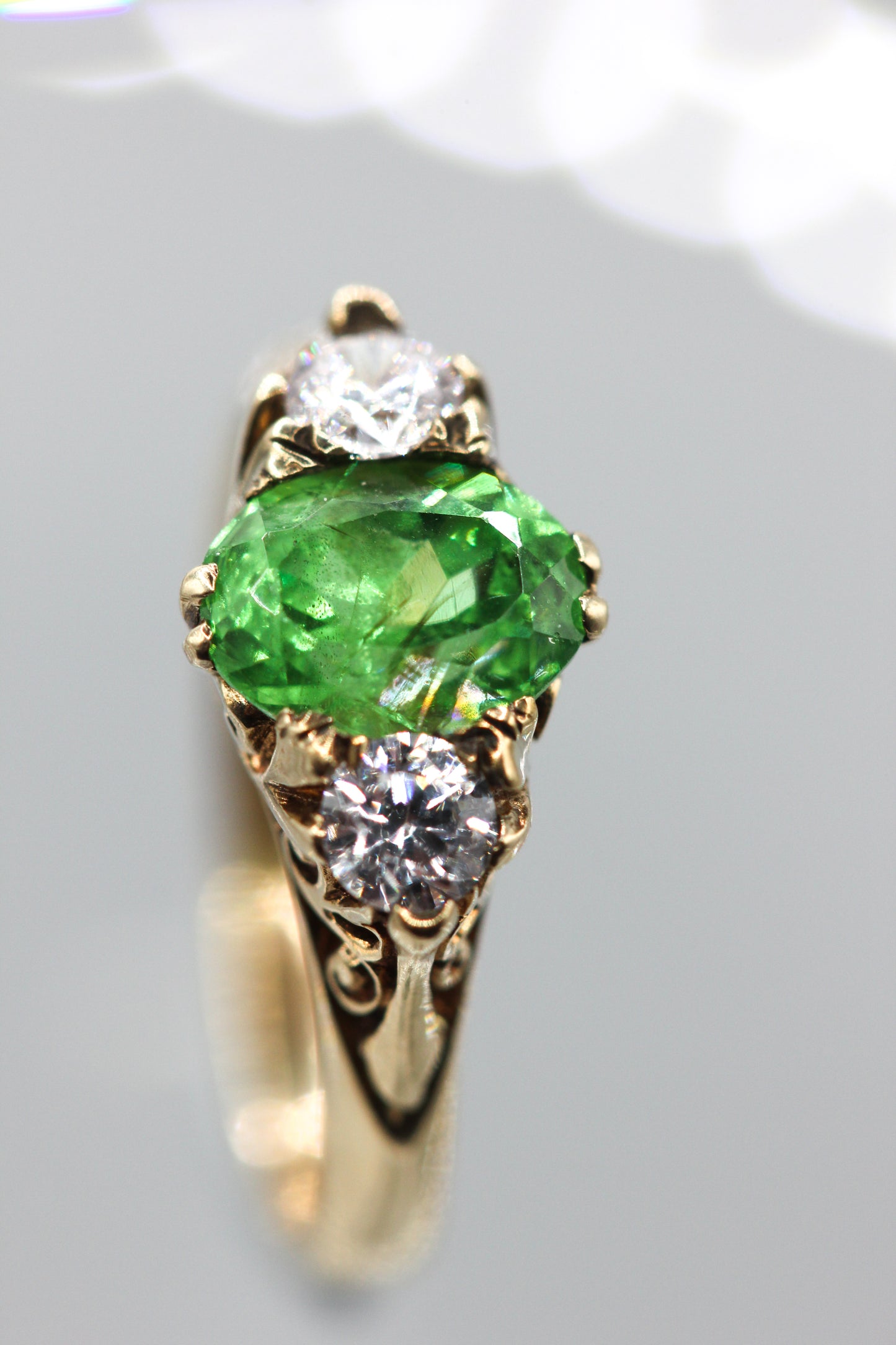 Tree stone ring