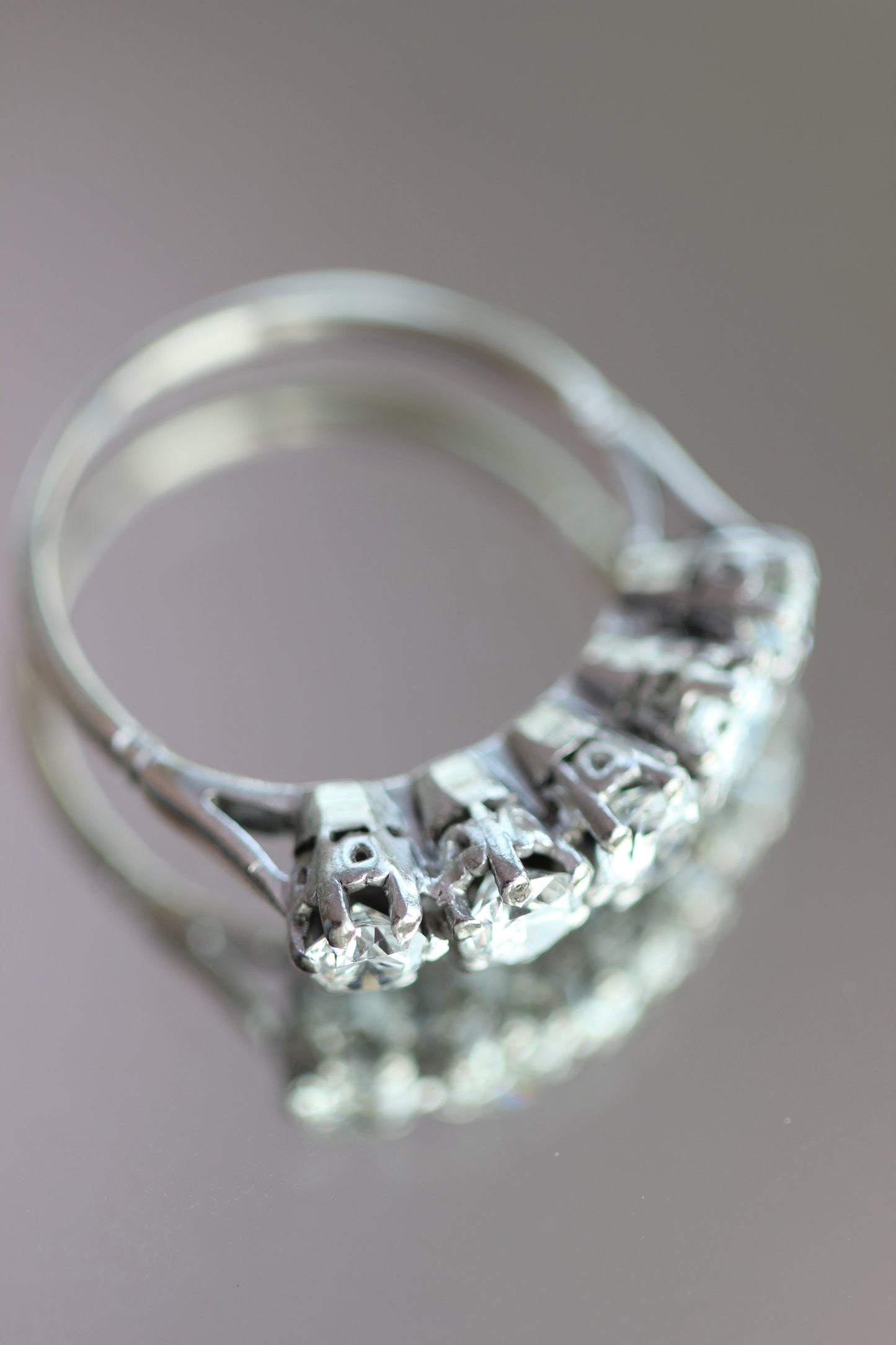 Five diamonds ring