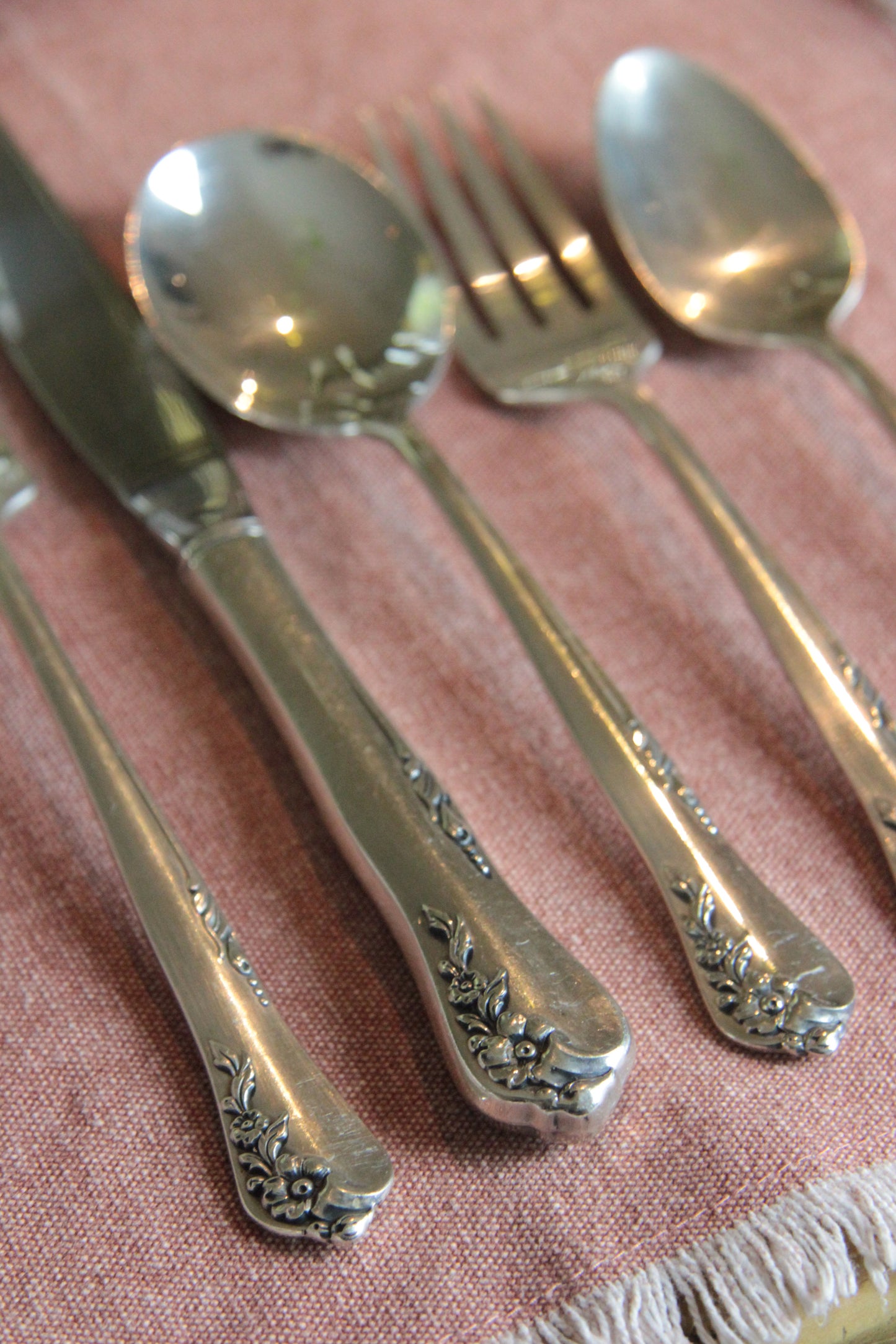 Silver flatware