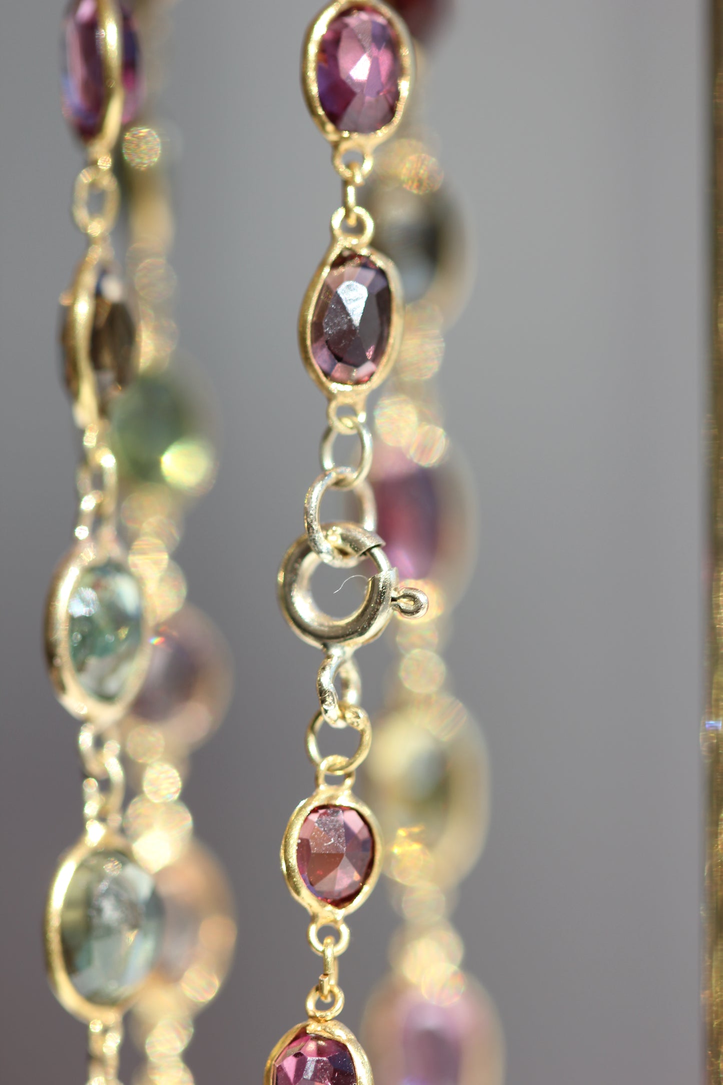 Multi gemstone necklace