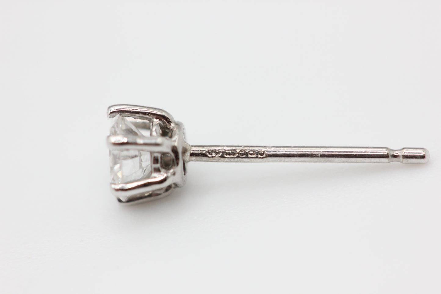 Diamond stud earrings