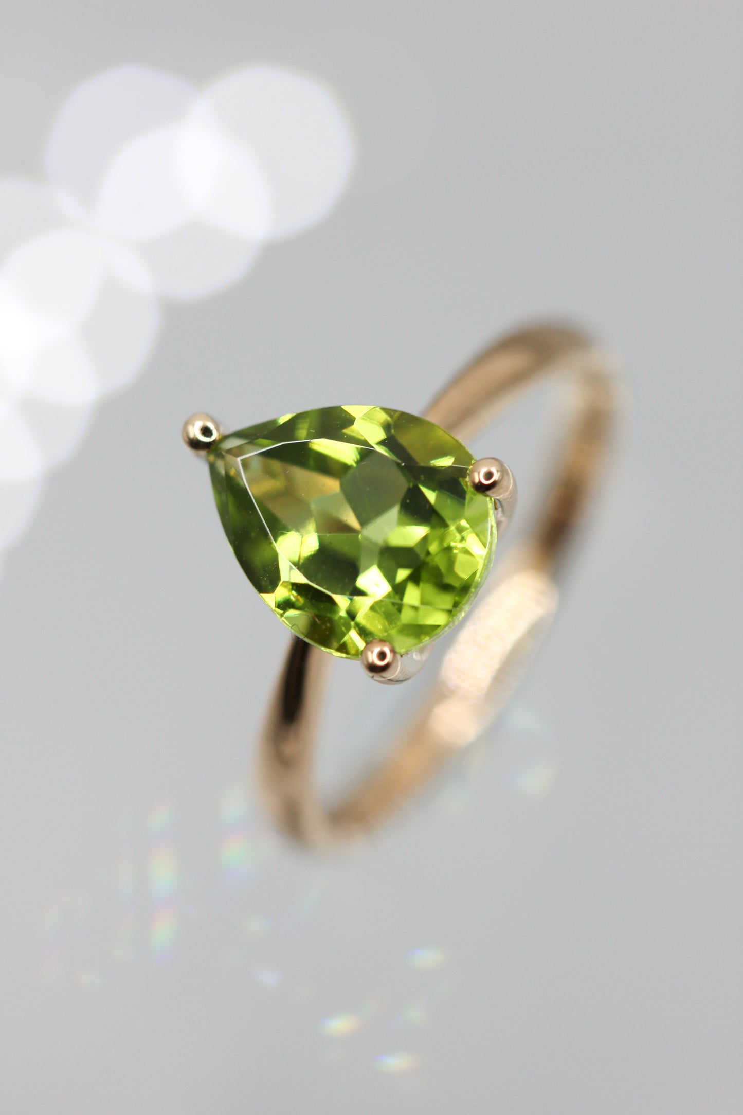 Peridot cocktail ring