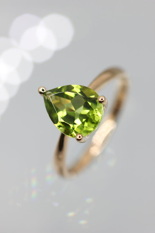 Peridot cocktail ring