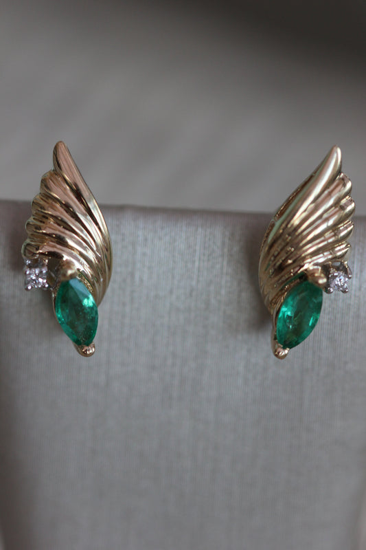 Emerald earrings