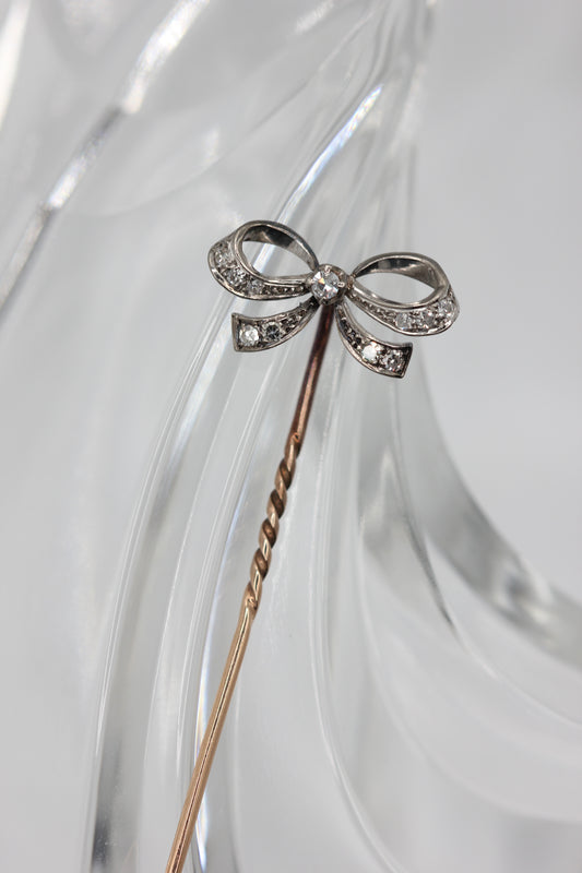 Diamond bow pin
