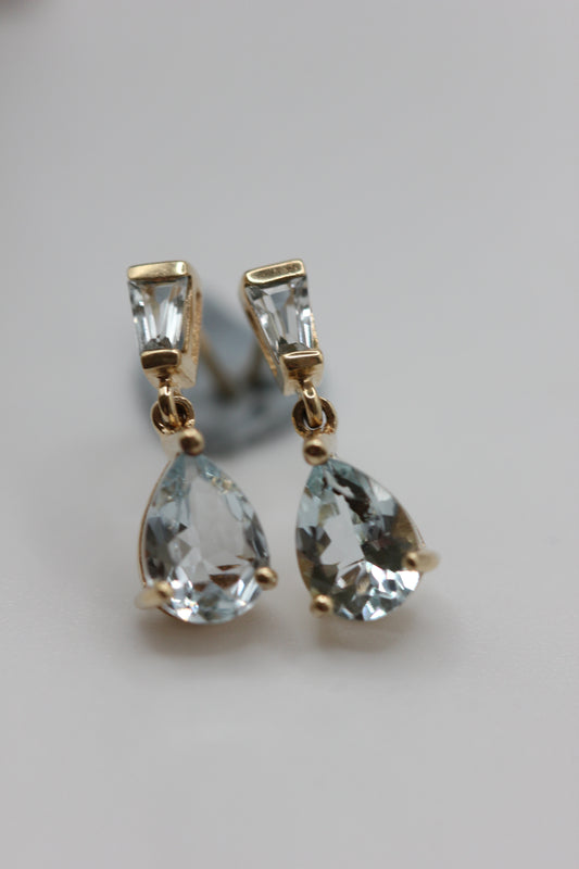 Tear drop earrings