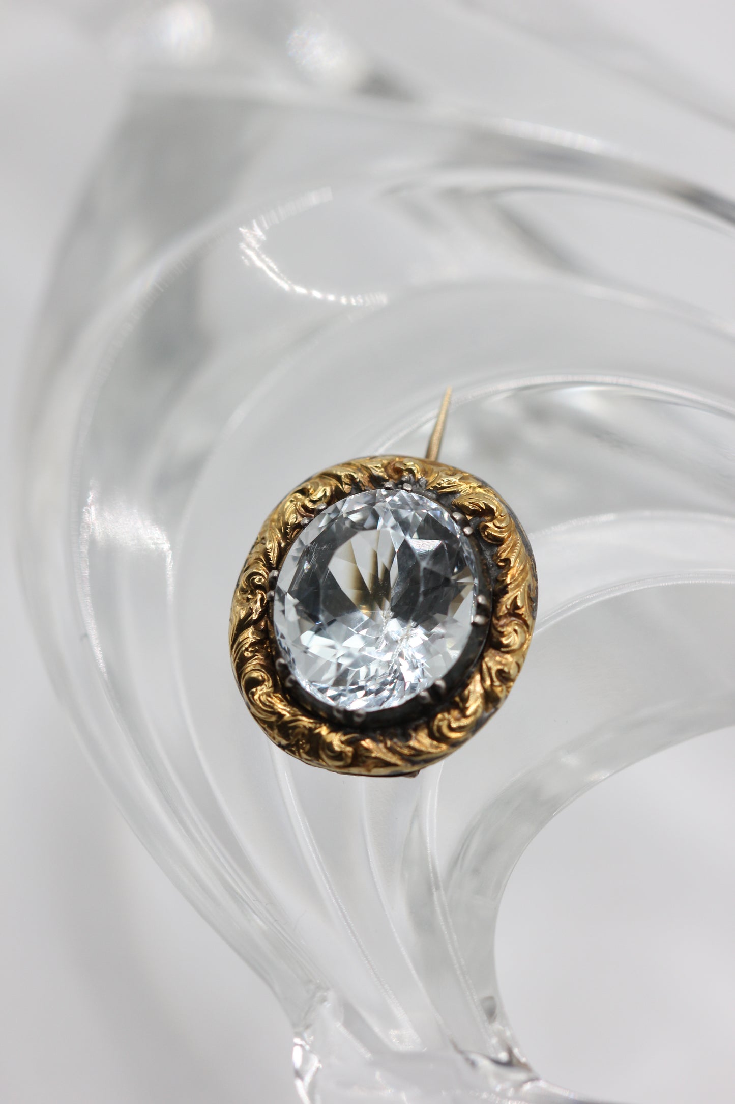 Tourmaline Victorian Brooch