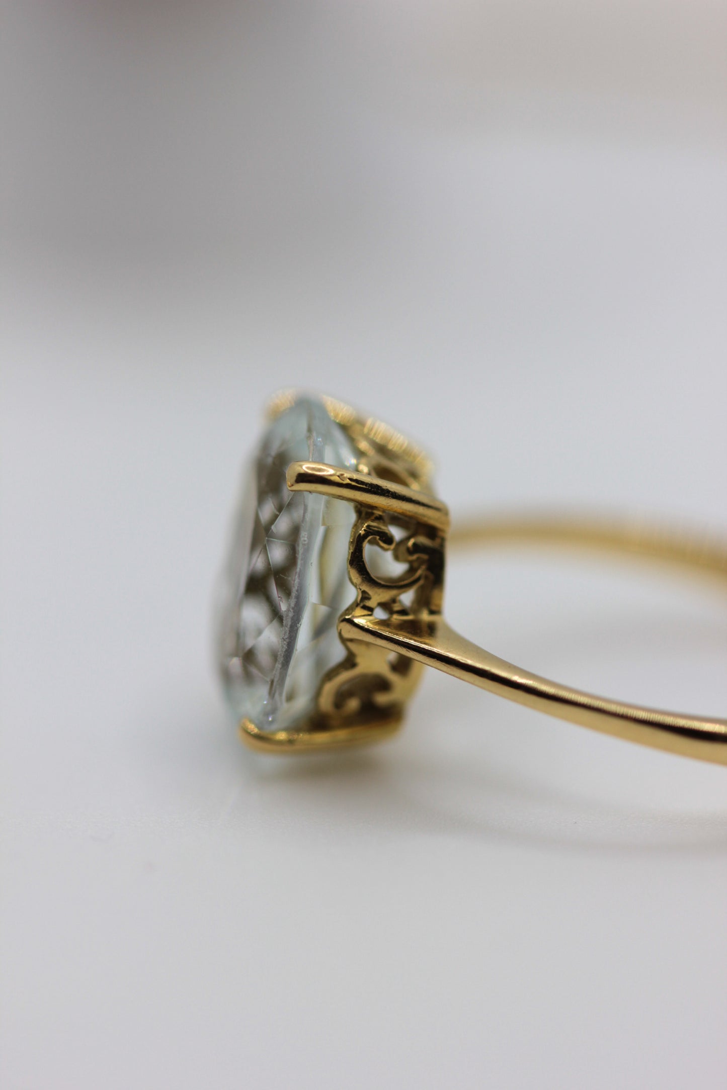 Aquamarine ring