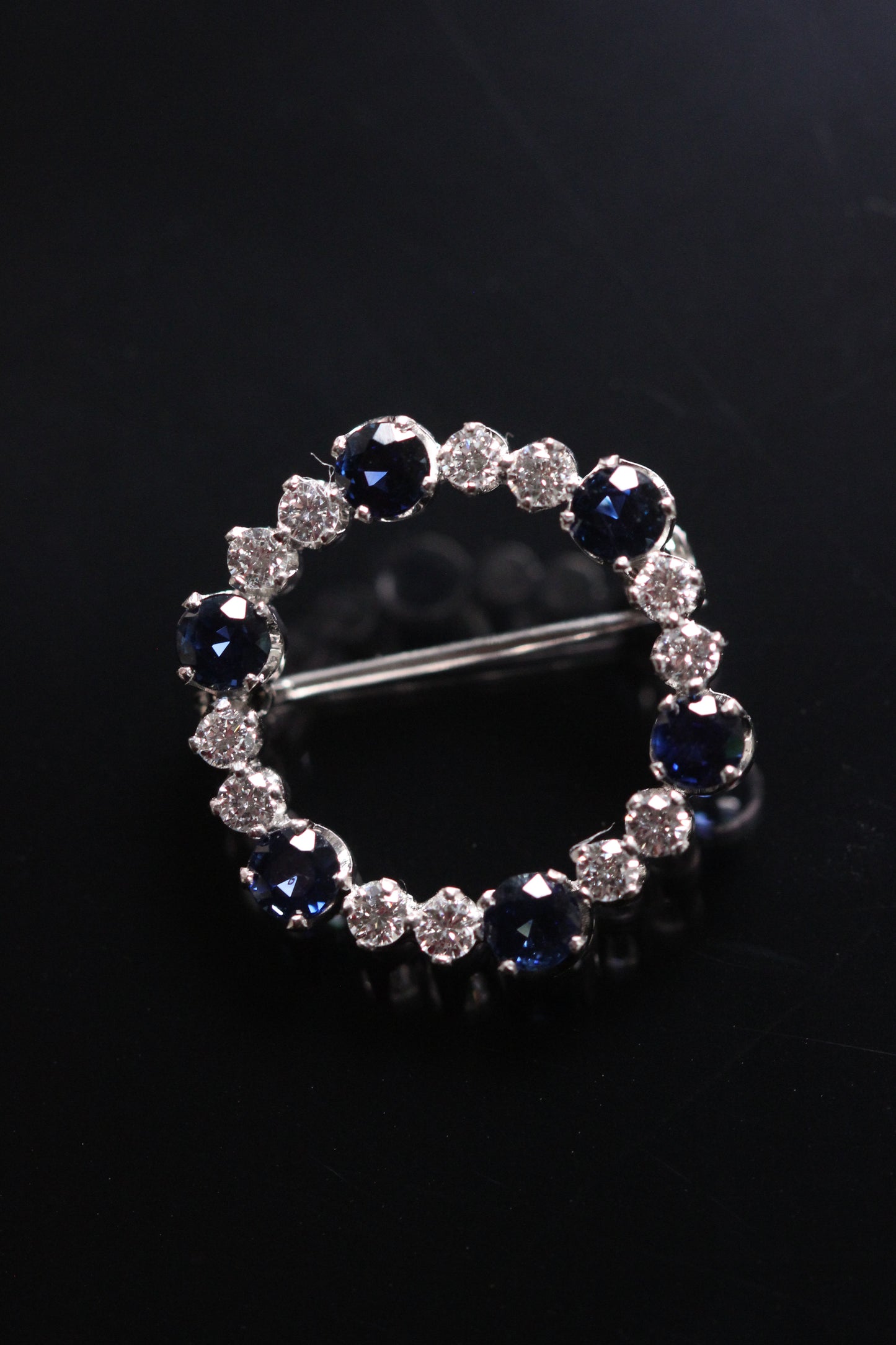 Sapphire brooch
