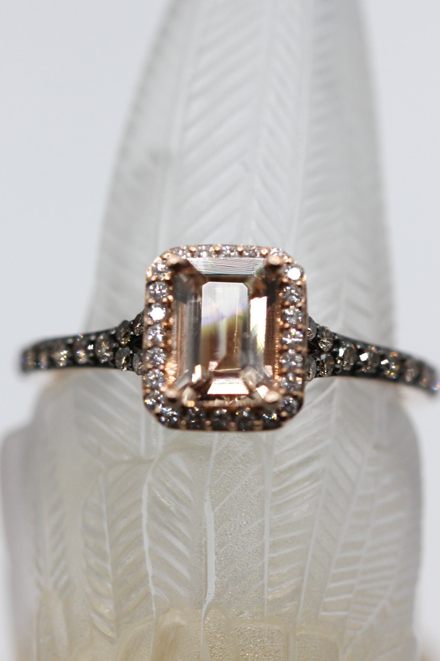 Morganite ring
