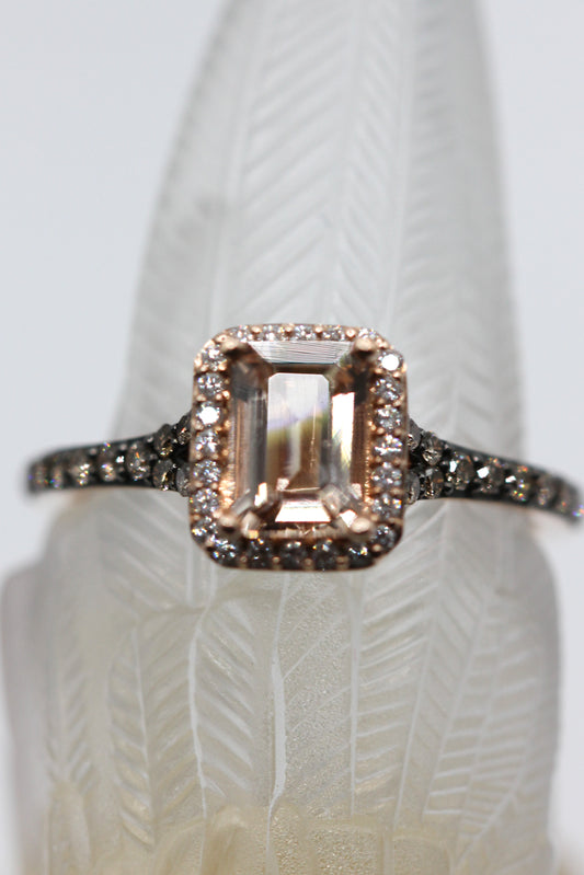 Morganite ring
