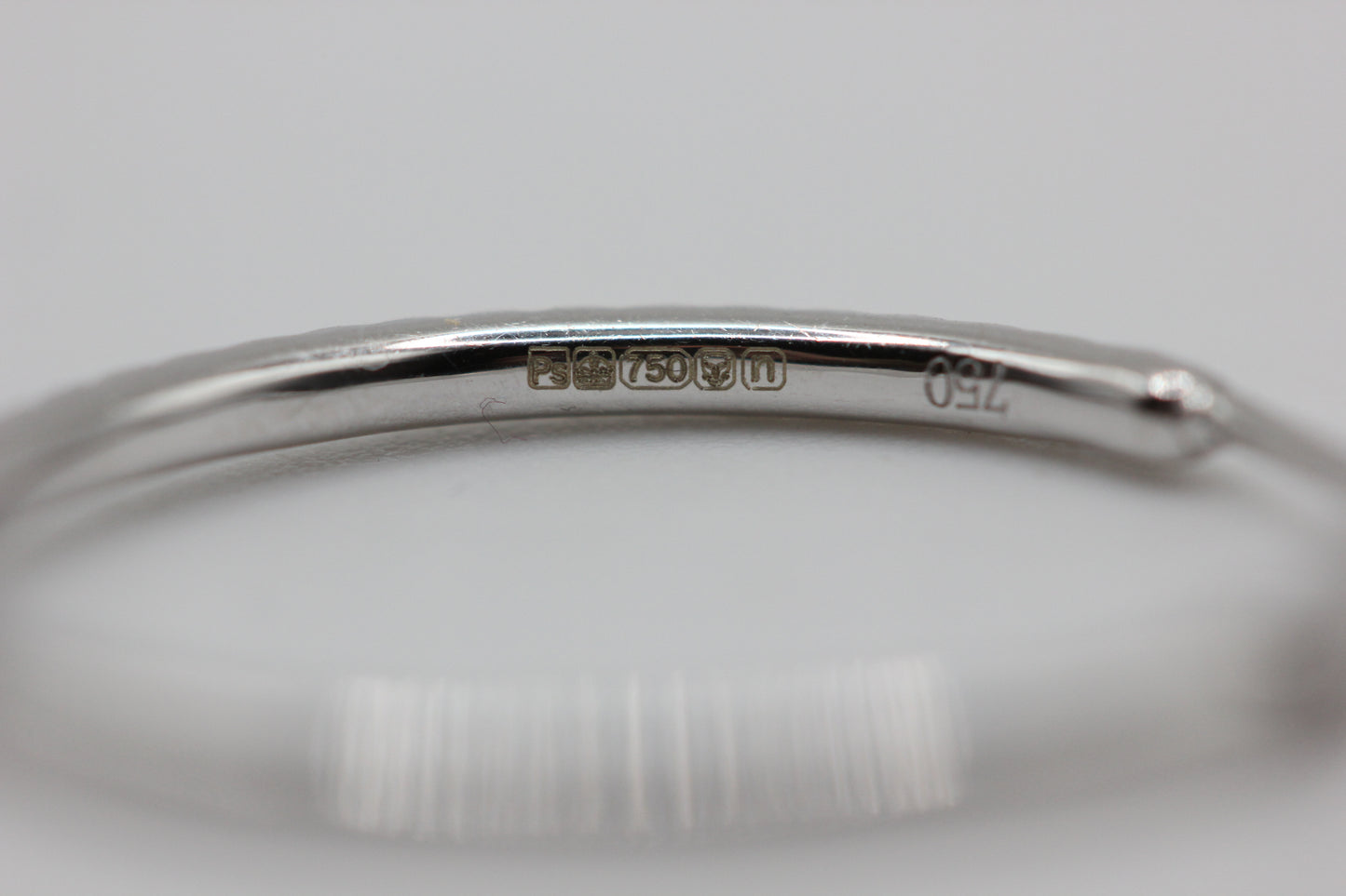 Diamond hoop earrings