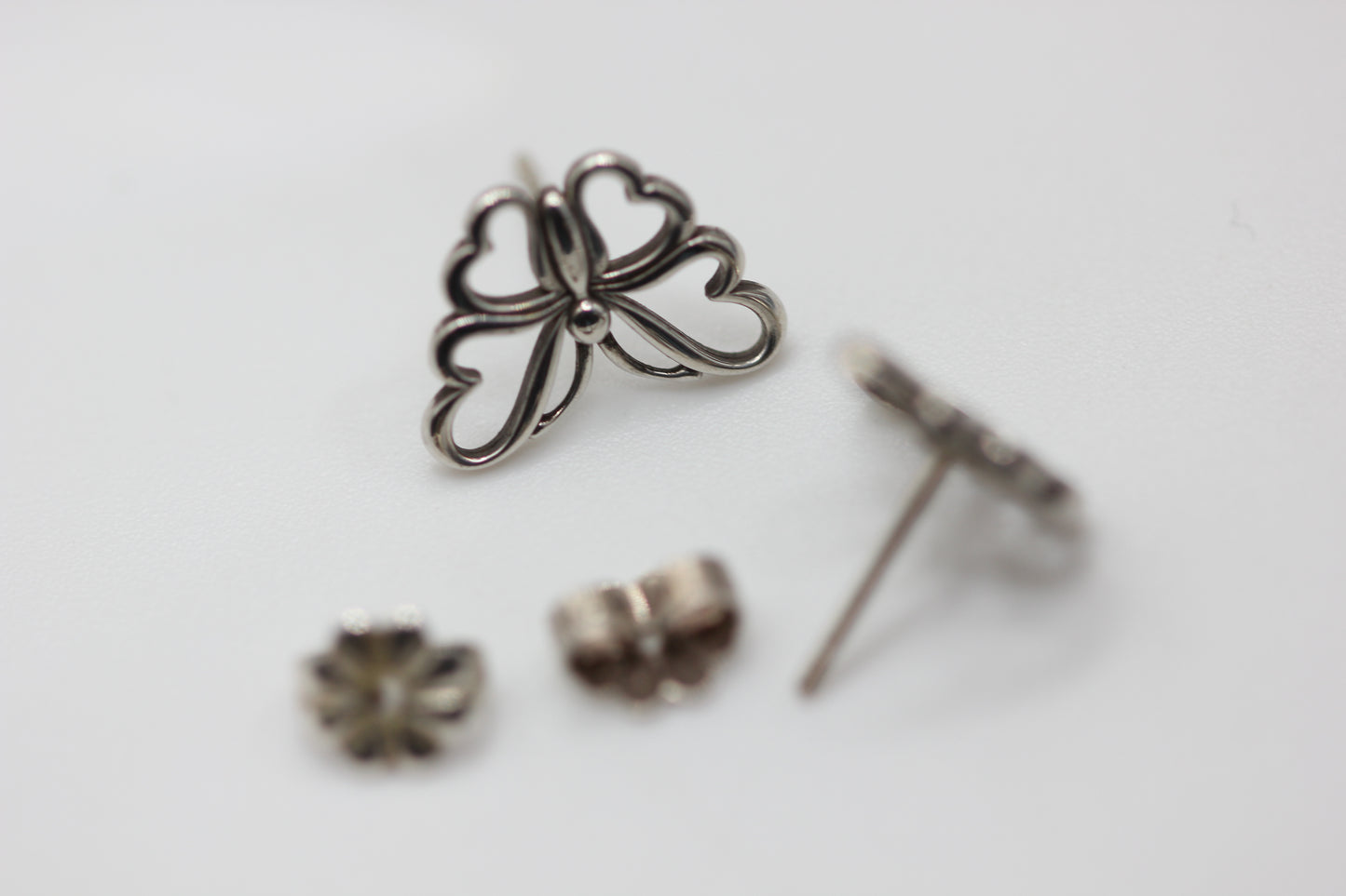 Tiffany silver butterflies