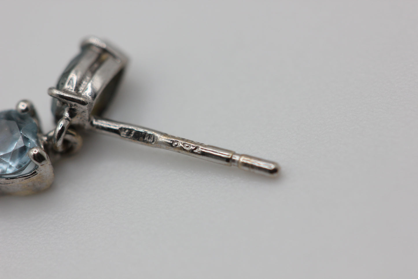 Aquamarine drop earrings