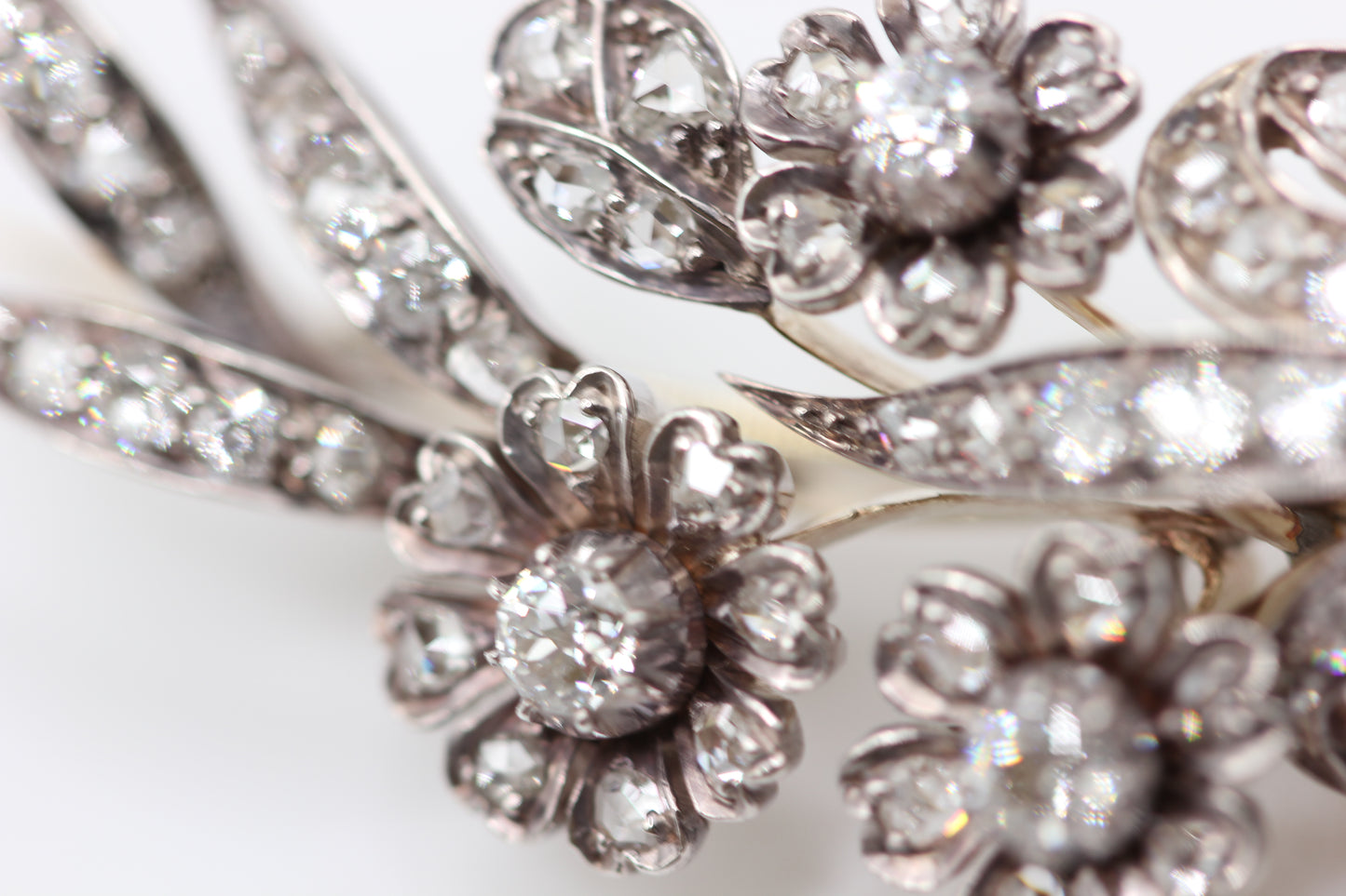 Victorian diamond brooch
