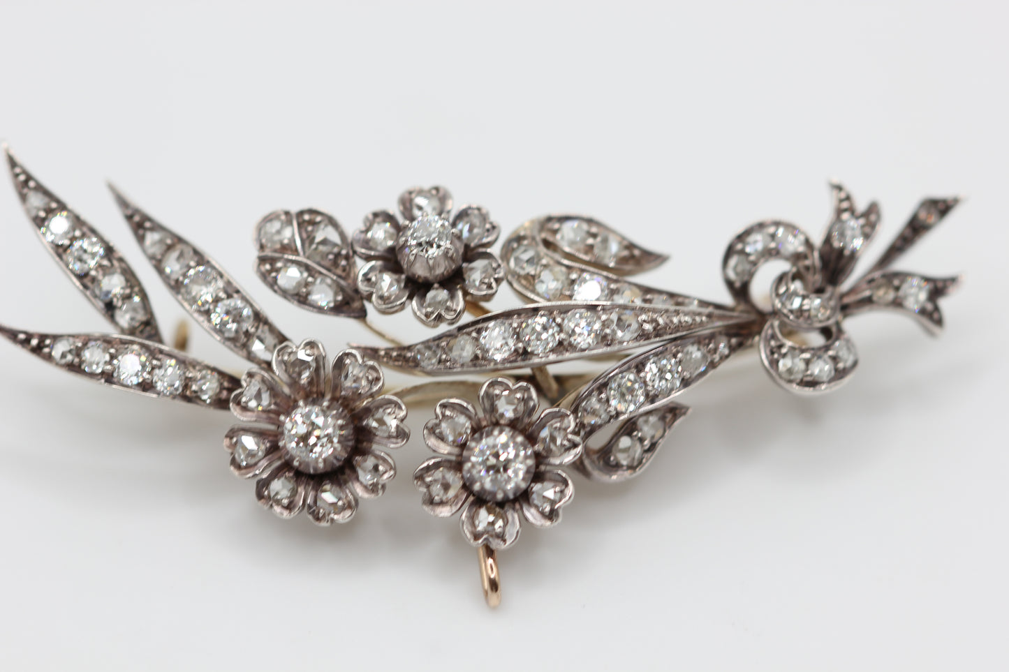 Victorian diamond brooch