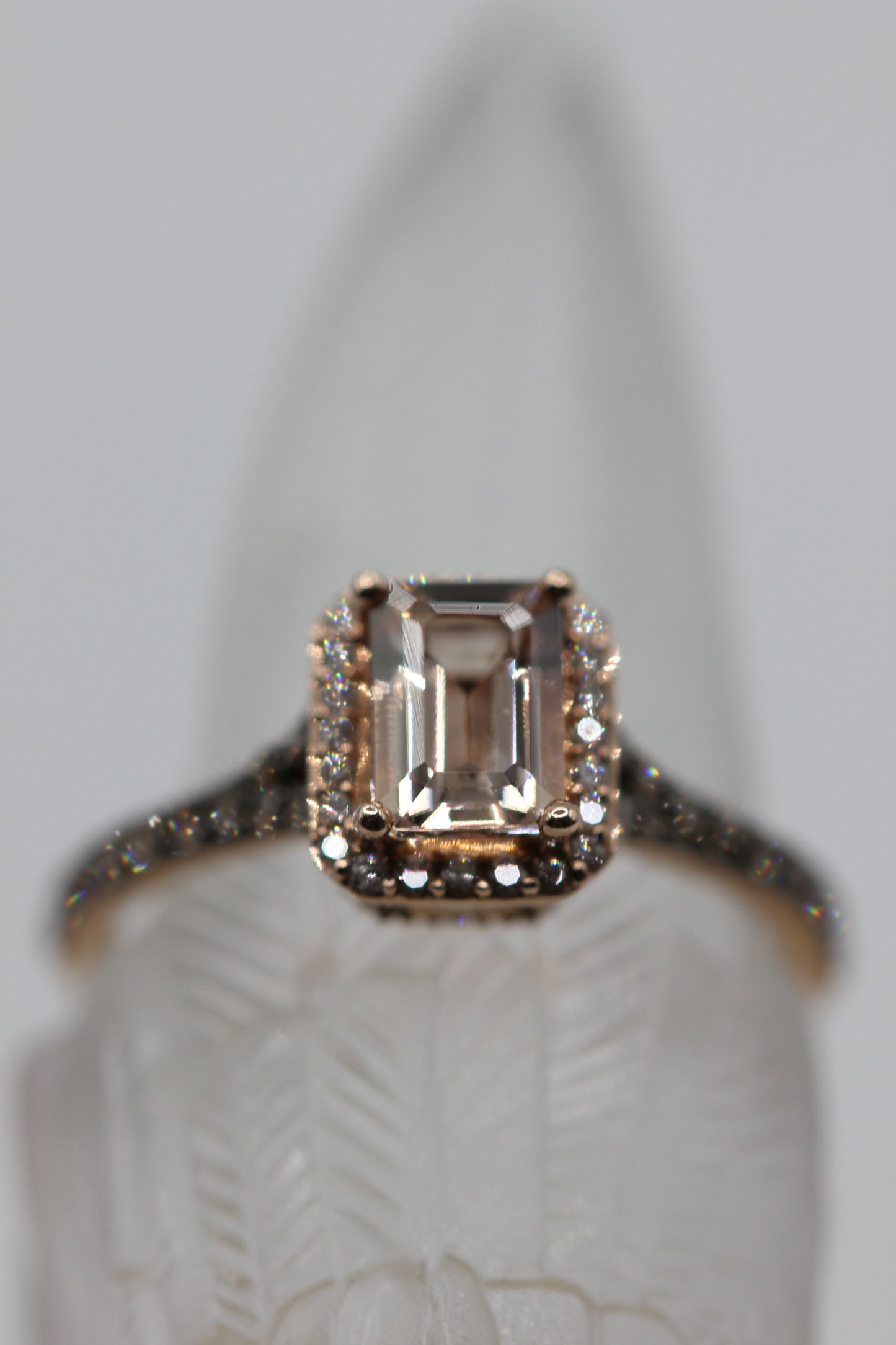 Morganite ring
