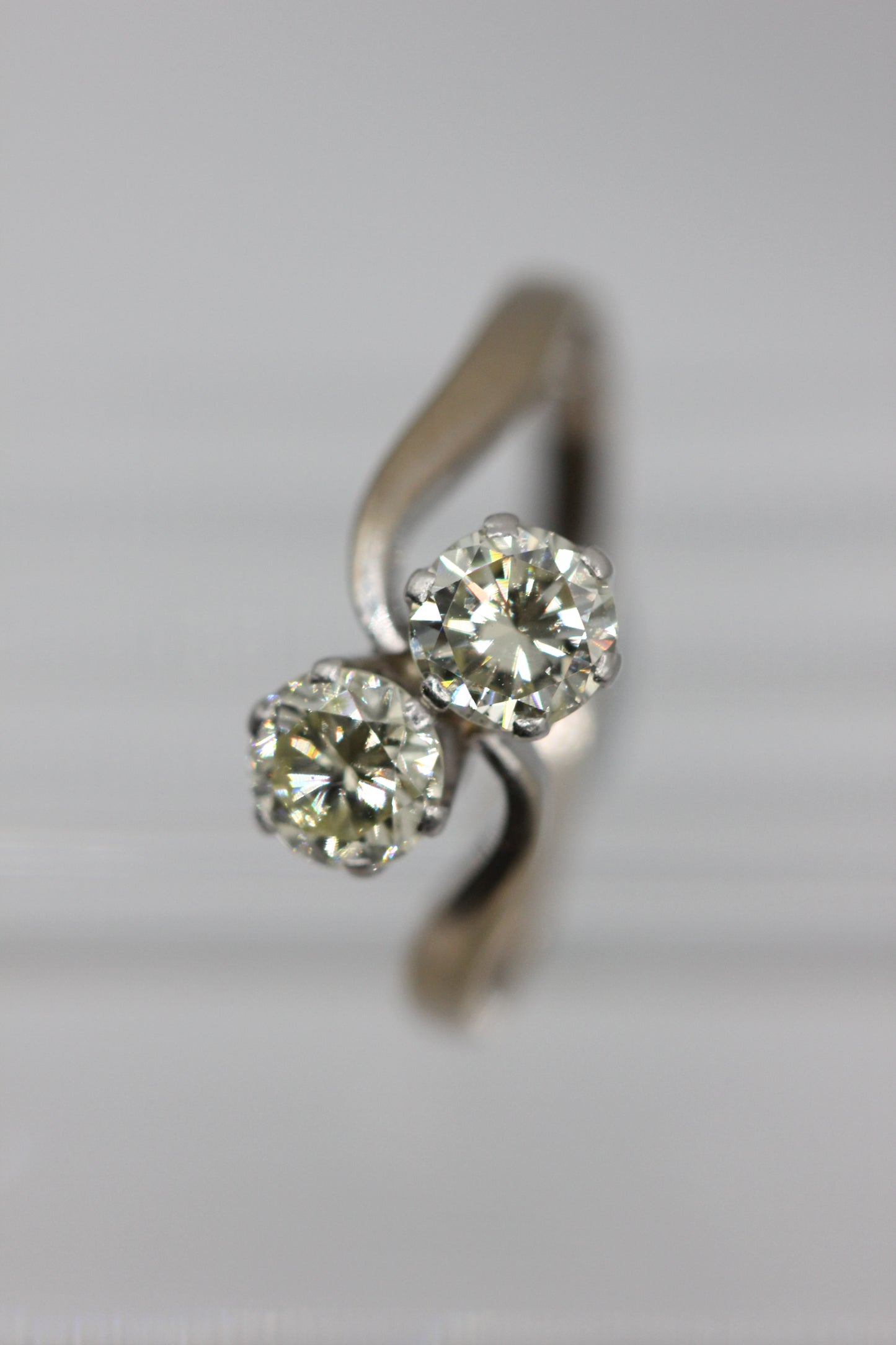 Toi et moi diamond ring