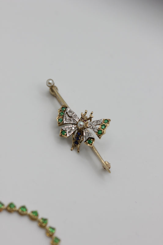 Butterfly brooch