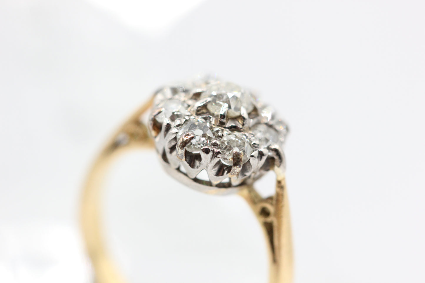 Diamond cluster ring