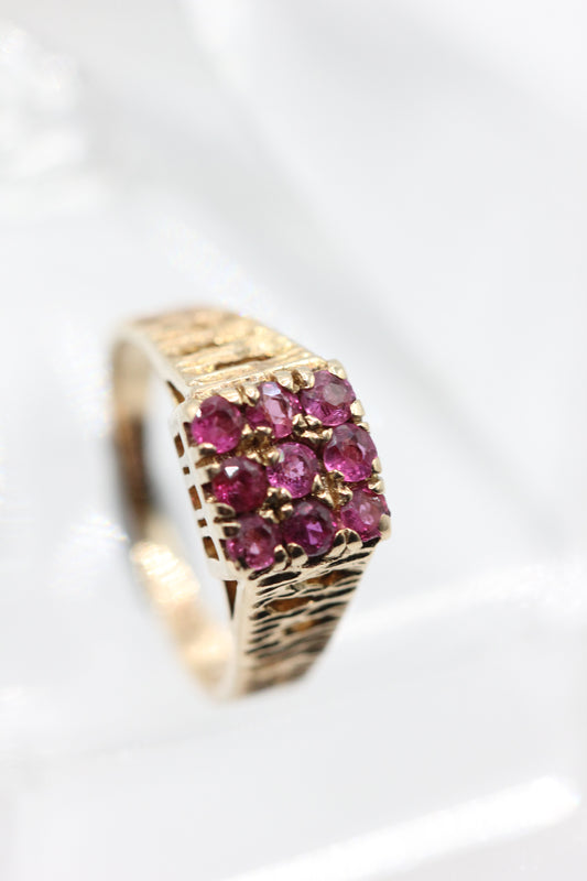Ruby signet ring