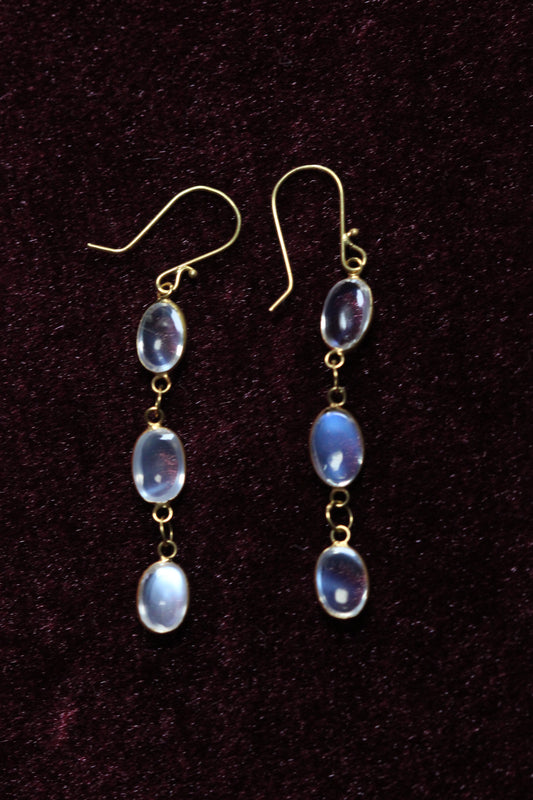Moonstone earrings