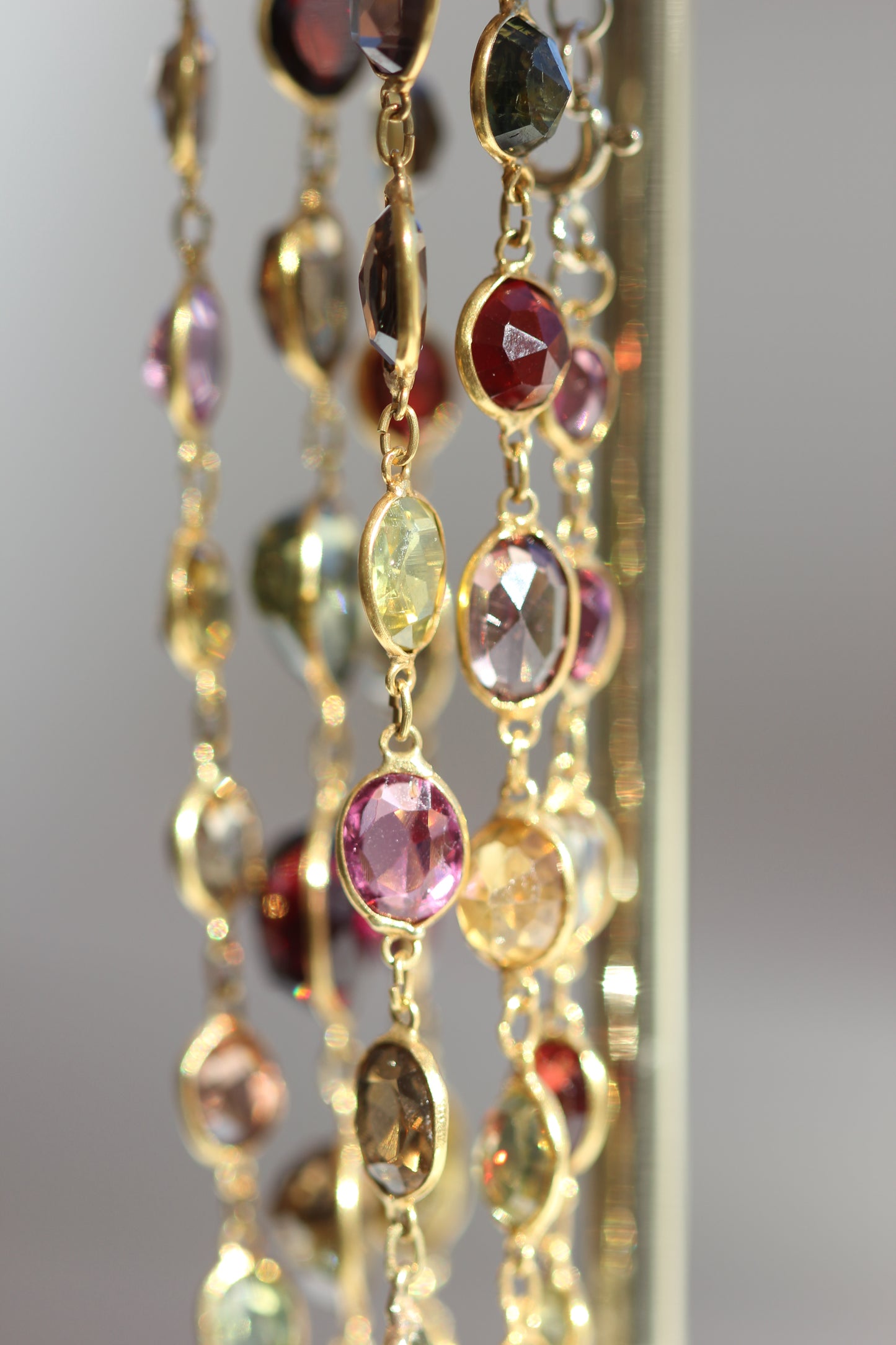 Multi gemstone necklace