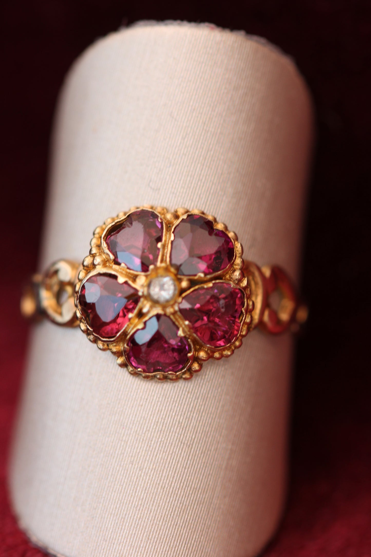 Antique garnet ring