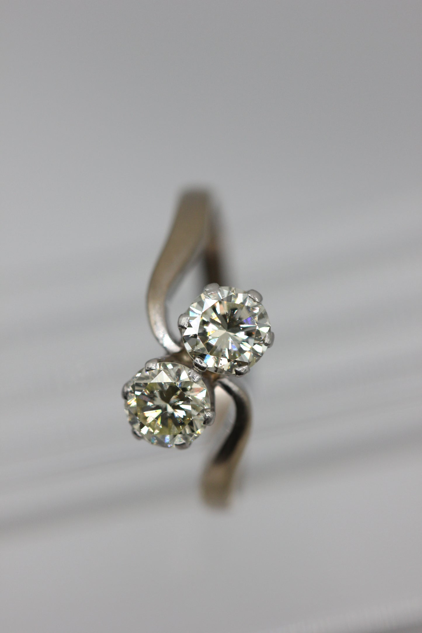 Toi et moi diamond ring