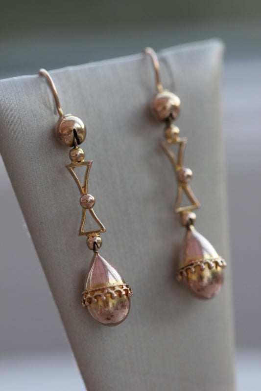 Victorian drop earrings