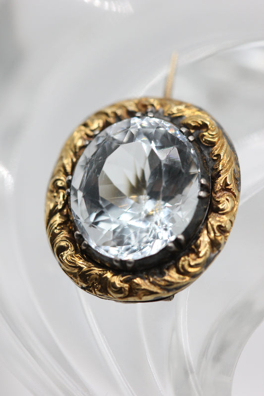 Tourmaline Victorian Brooch