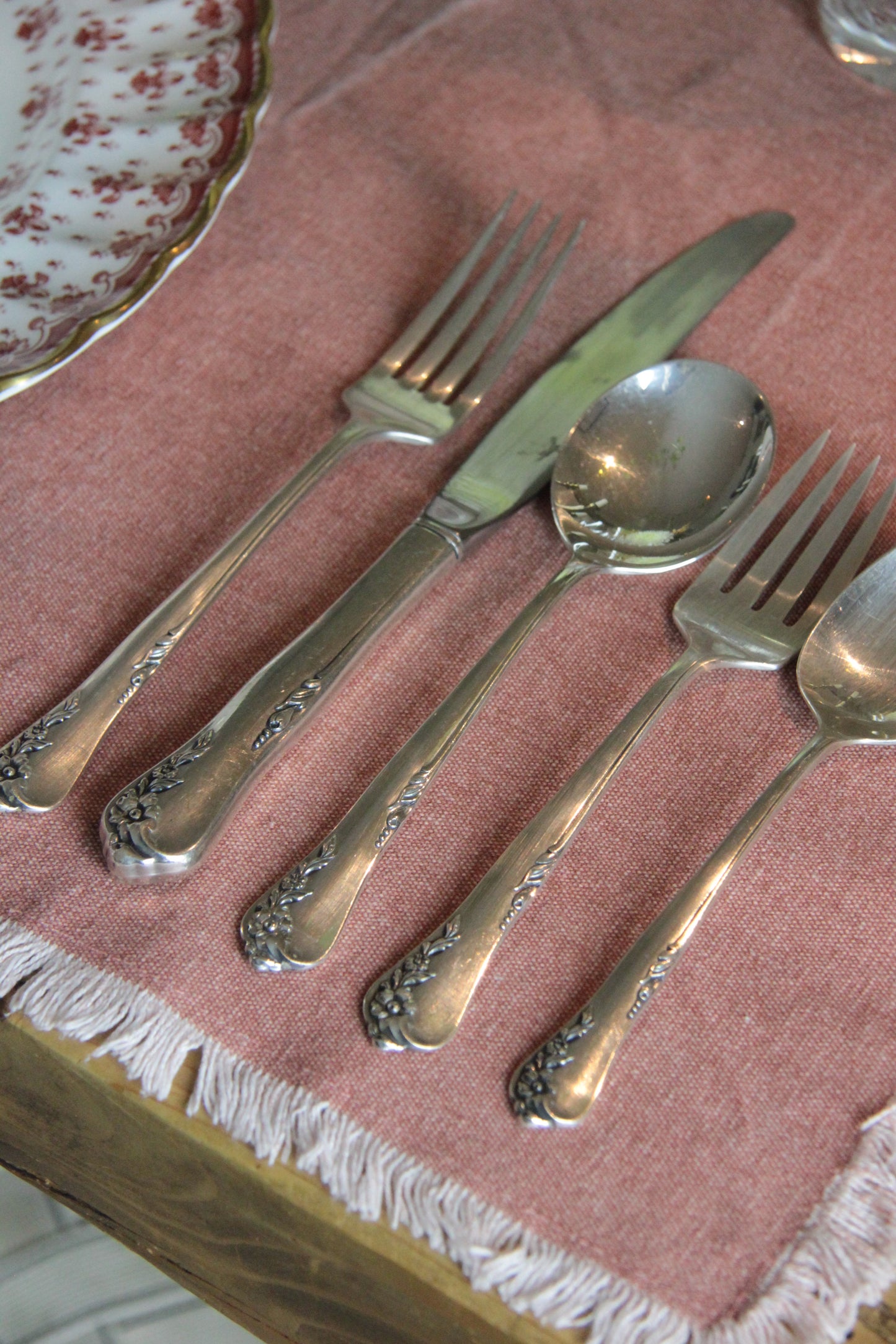 Silver flatware