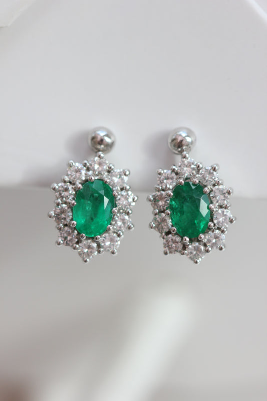 Emerald earrings