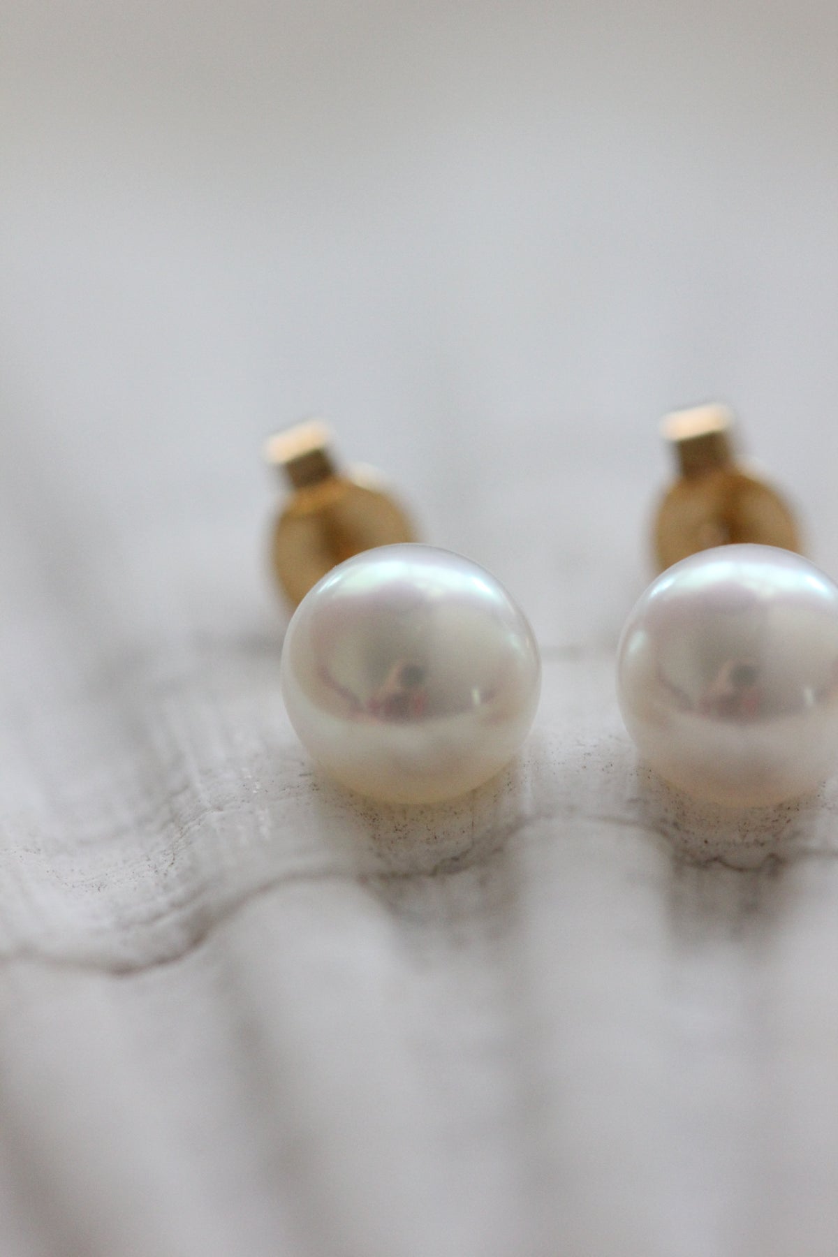 Mikimoto pearl studs