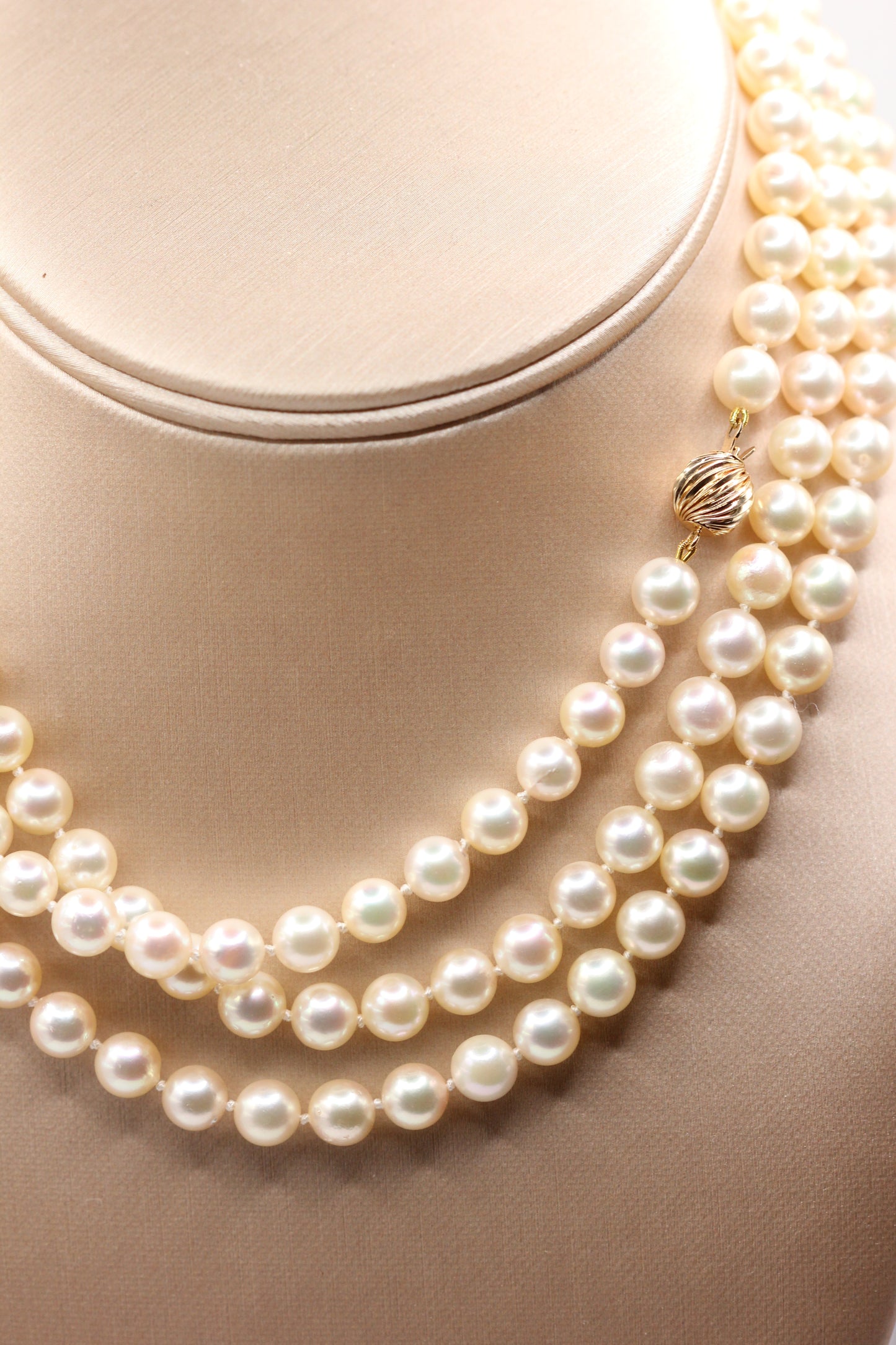 Two strands of pearls