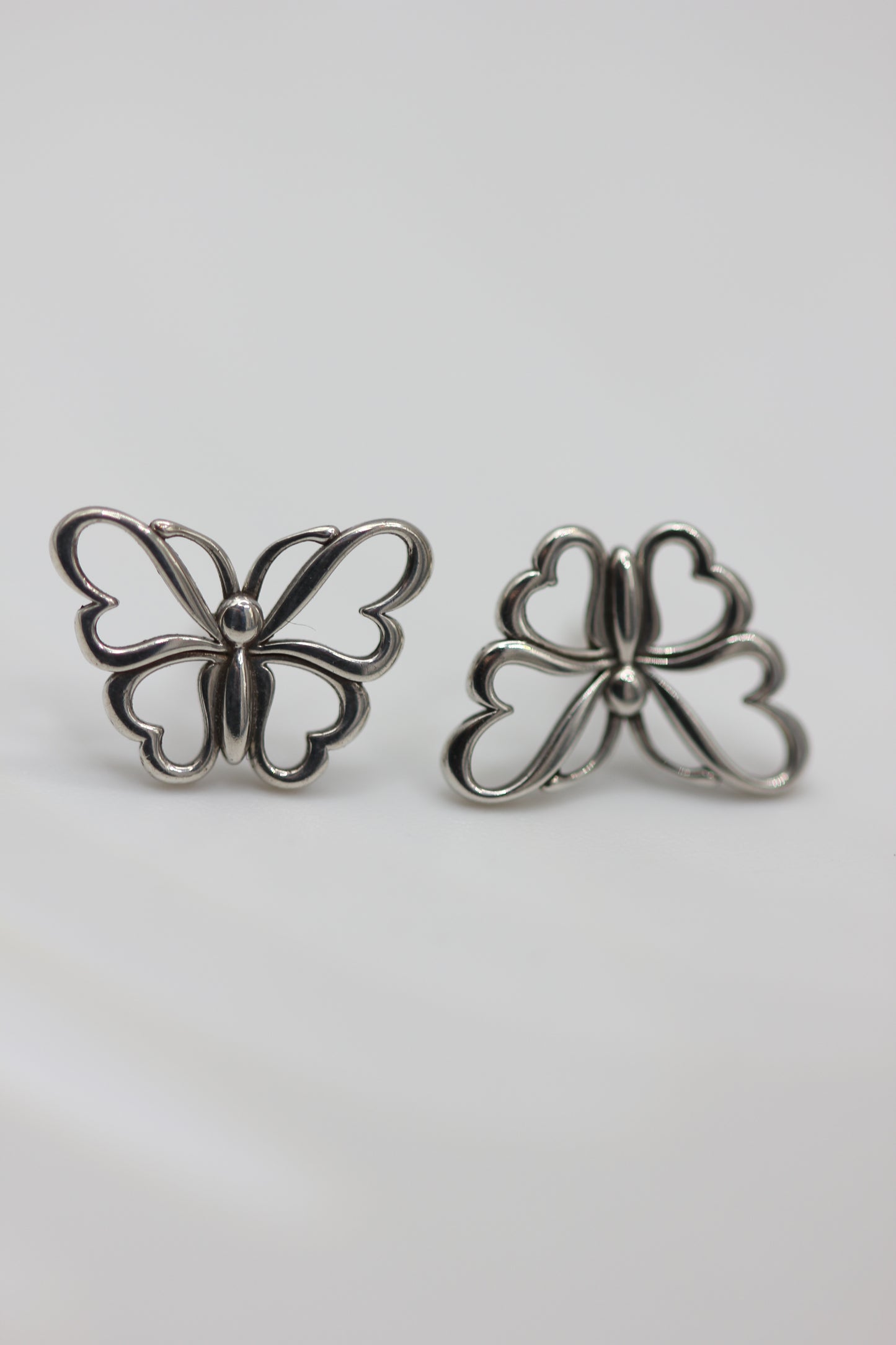 Tiffany silver butterflies