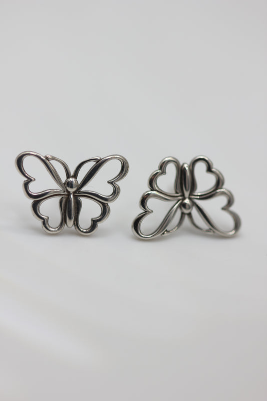 Tiffany silver butterflies