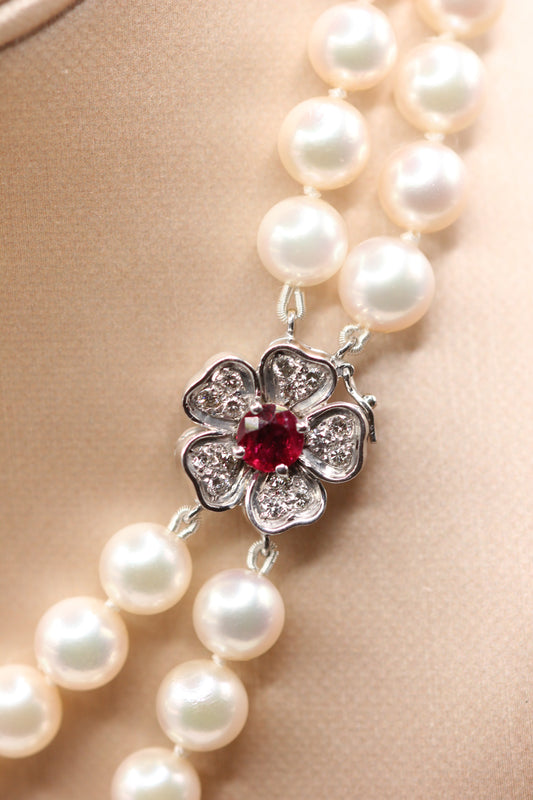 Akoya pearl necklace
