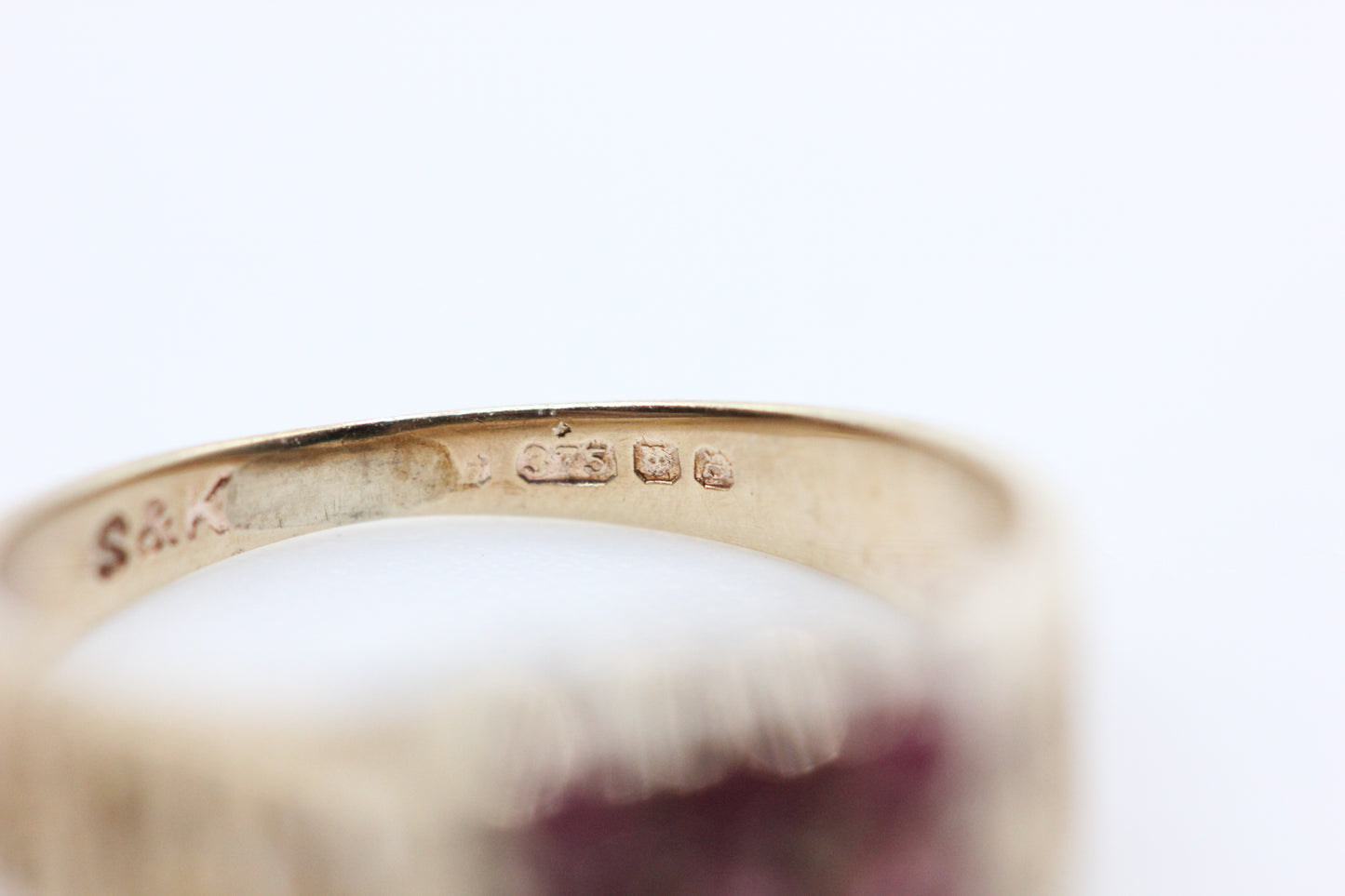 Ruby signet ring