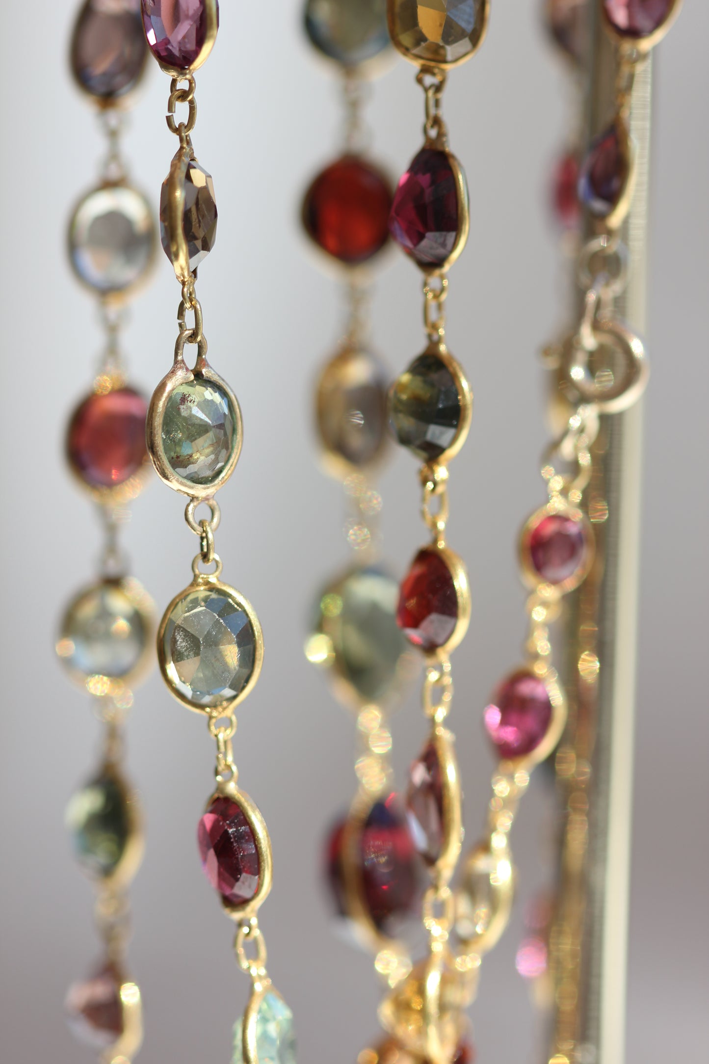 Multi gemstone necklace