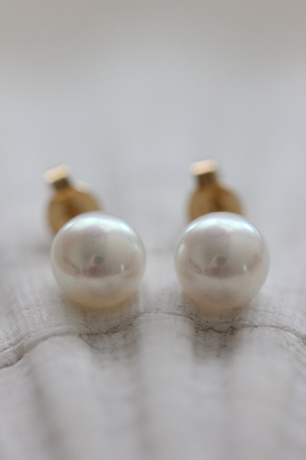 Mikimoto pearl studs