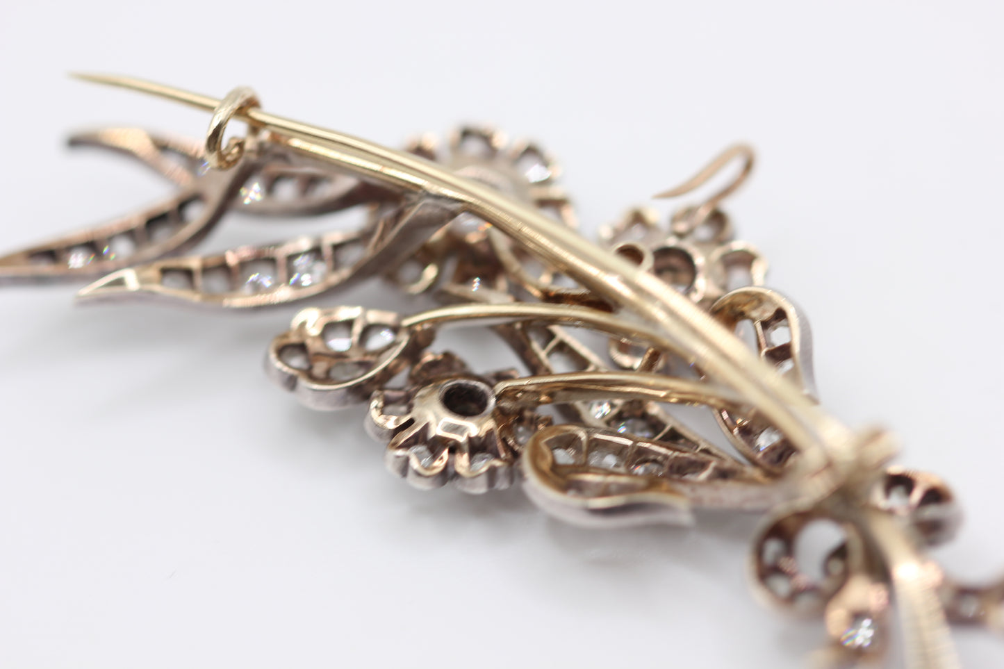 Victorian diamond brooch