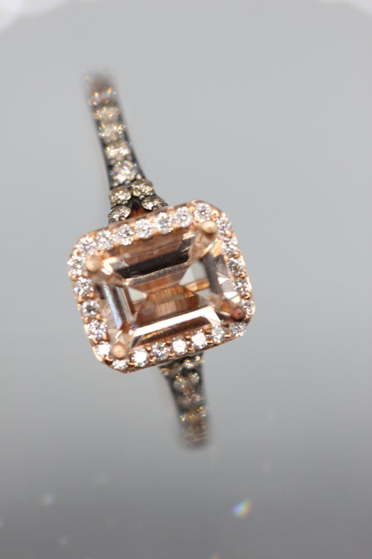 Morganite ring