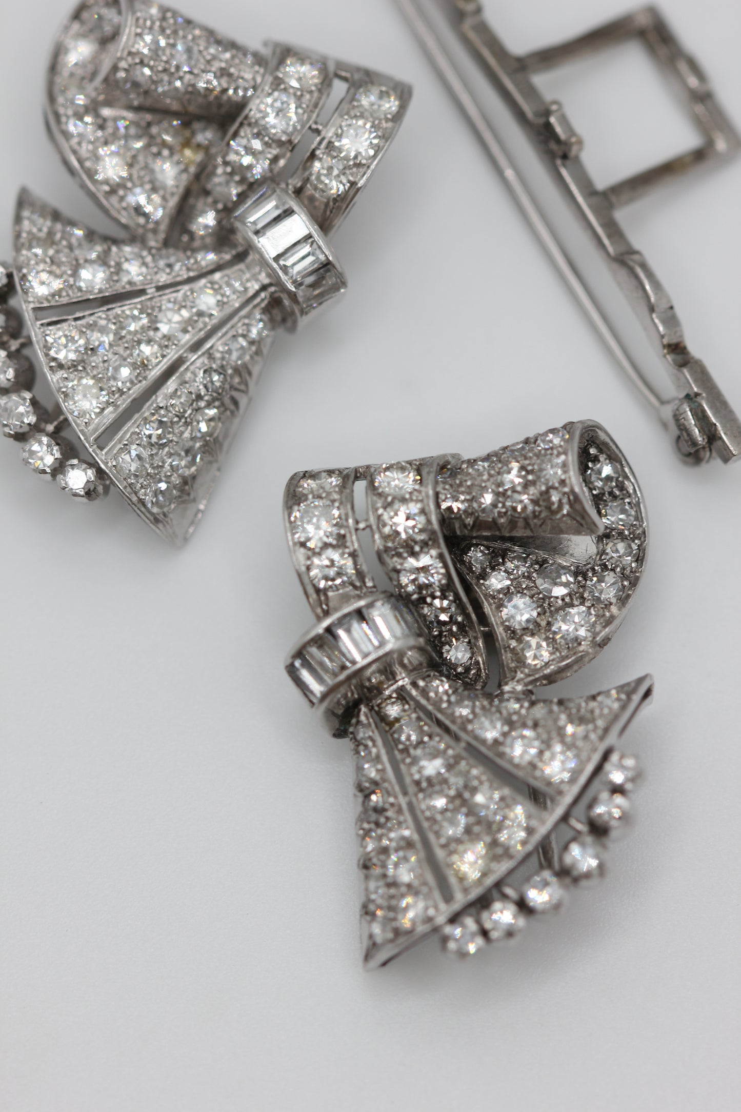Art Deco diamond brooch
