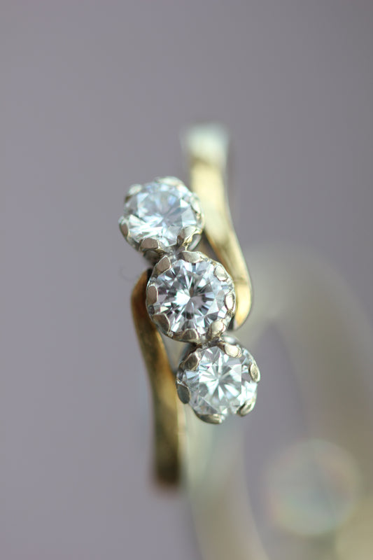 Tree stone ring